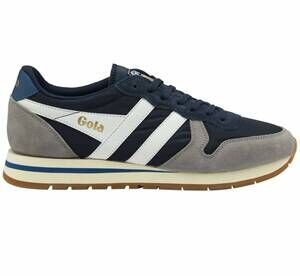 NEW GOLA men's daytona chute sneaker in cement/navy/white